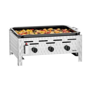 Grill Combinato a Gas - 3 Bruciatori