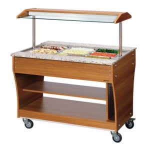 Carrello Buffet Caldo - 3 x GN 1/1