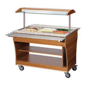 Carrello Buffet Caldo - 3 x GN 1/1
