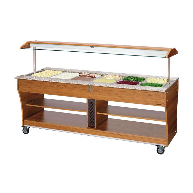 Chariot Buffet Caldo - 6 x GN 1/1