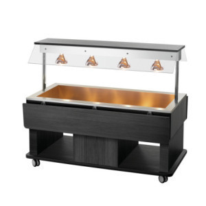 Carrello Buffet Caldo Bambino - 4 x GN 1/1