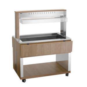 Carrello Buffet Caldo - 3 x GN 1/1
