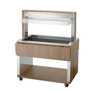 Carrello Buffet Caldo - 3 x GN 1/1