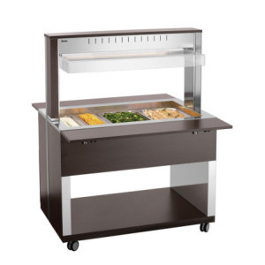 Carrello Buffet Caldo - 3 x GN 1/1