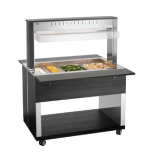 Carrello Buffet Caldo - 3 x GN 1/1
