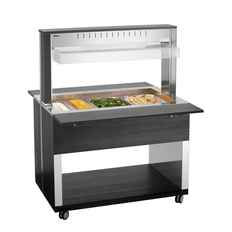 Carrello Buffet Caldo - 3 x GN 1/1