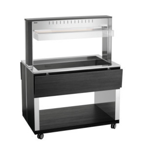Carrello Buffet Caldo - 3 x GN 1/1
