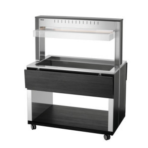 Carrello Buffet Caldo - 3 x GN 1/1
