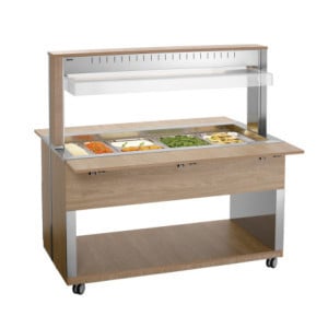 Carrello Buffet Caldo - 4 x GN 1/1