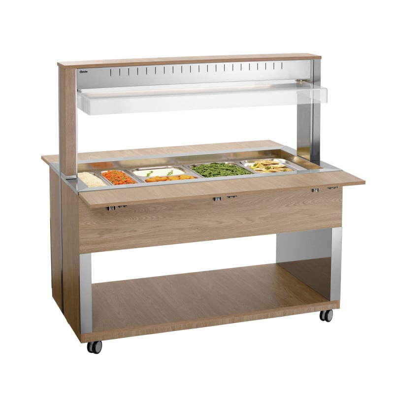 Carrello Buffet Caldo - 4 x GN 1/1