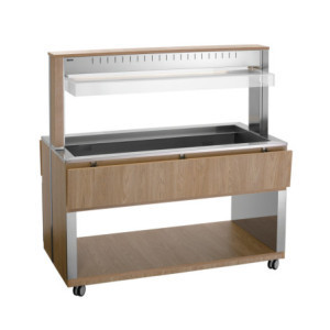 Carrello Buffet Caldo - 4 x GN 1/1