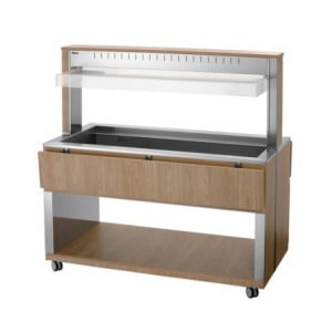 Carrello Buffet Caldo - 4 x GN 1/1