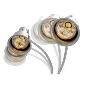 Doppia Lampada Riscaldante