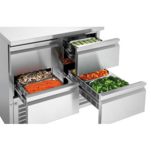 Mini Tavolo Refrigerato GN 1/1 - 4 Cassetti