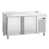 Tavolo Refrigerato Positivo 2 Porte GN 1/1 con Alzatina