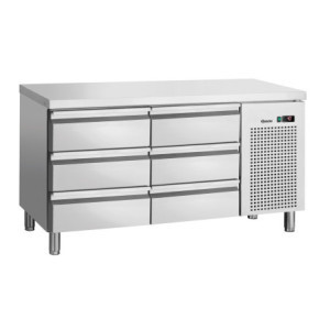 Tavolo Refrigerato Positivo 6 Cassetti GN 1/1
