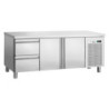 Tavolo Refrigerato Positivo 2 Porte e 2 Cassetti GN 1/1