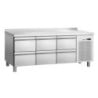 Tavolo Refrigerato Positivo 6 Cassetti GN 1/1 con Alzatina