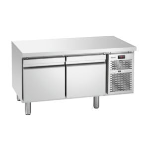 Tavolo Refrigerato Positivo 2 Porte GN 1/1 con Sottobase