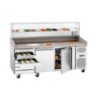 Mobile per Pizza Refrigerato a 2 Porte e 7 Cassetti