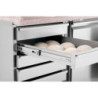 Mobile per Pizza Refrigerato a 2 Porte e 7 Cassetti