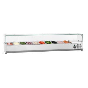 Saladette Refrigerata da Appoggio - 10 x GN 1/4