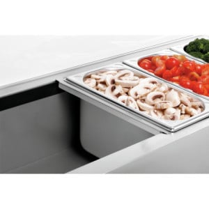 Saladette Refrigerata da Appoggio - 10 x GN 1/4
