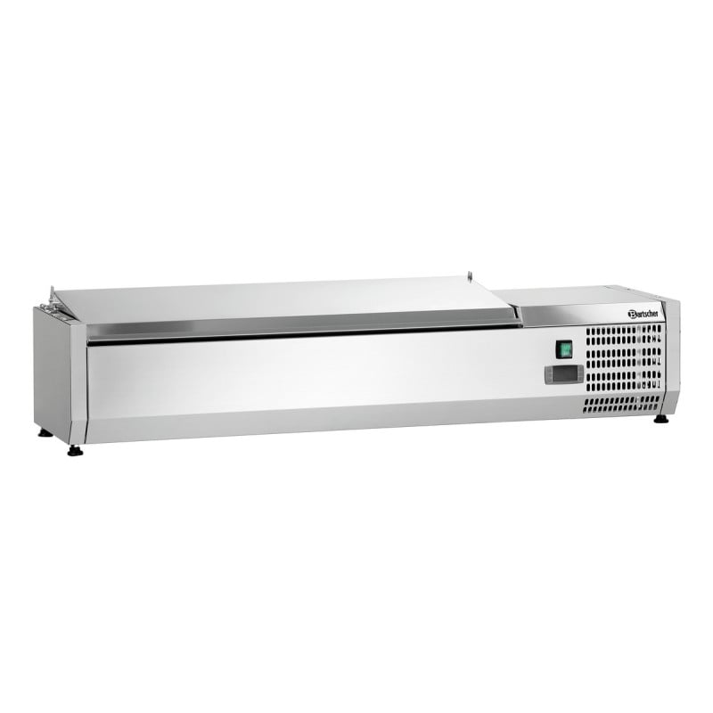 Saladette Réfrigérée à Poser Inox - 5 x GN 1/4