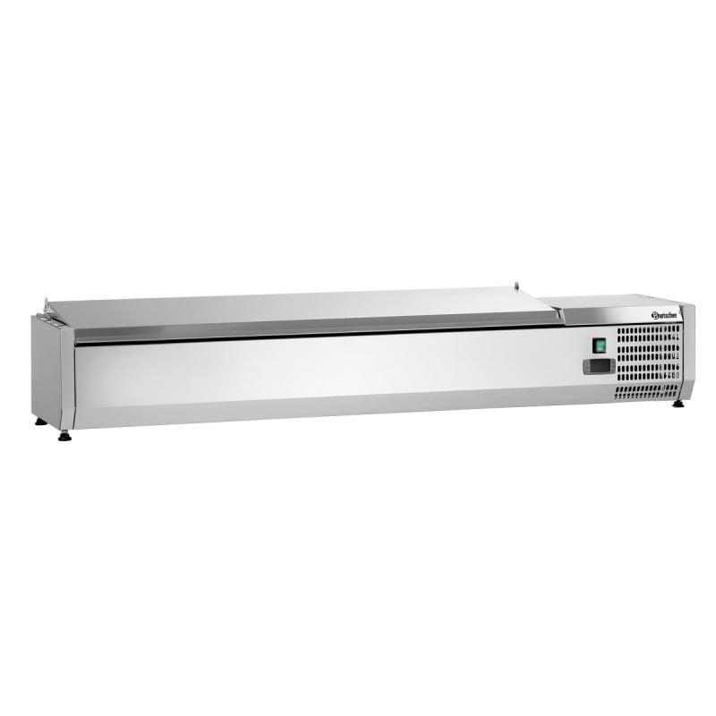 Saladette Réfrigérée à Poser Inox - 7 x GN 1/4