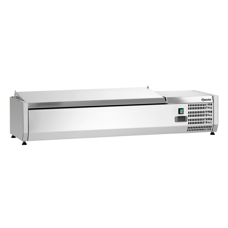 Saladette Refrigerata da Appoggio Inox - 3 x GN 1/3 + 1 x GN 1/2