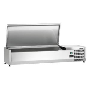 Saladette Refrigerata da Appoggio Inox - 3 x GN 1/3 + 1 x GN 1/2