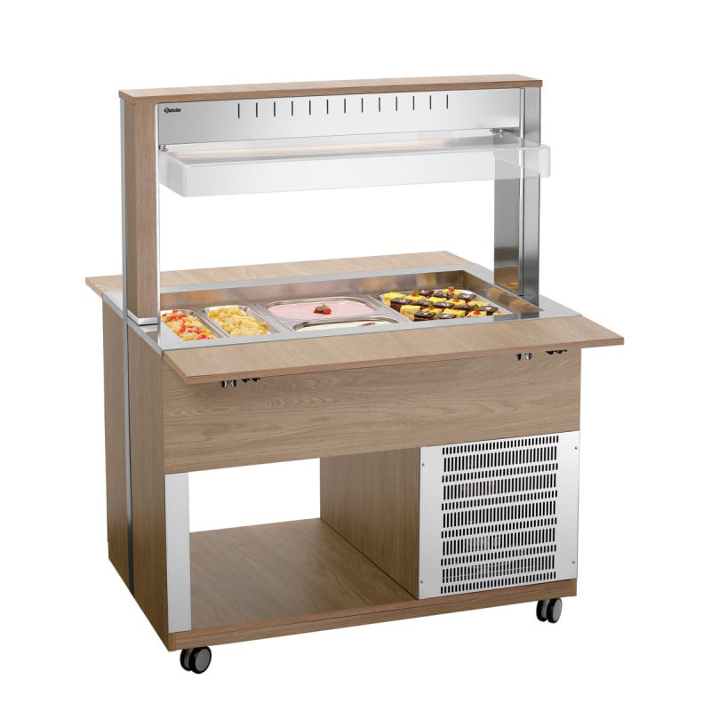 Carrello Buffet Caldo - 3 x GN 1/1