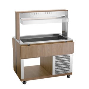 Carrello Buffet Caldo - 3 x GN 1/1