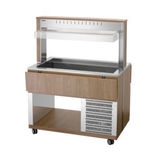 Carrello Buffet Caldo - 3 x GN 1/1
