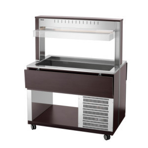 Carrello Buffet Caldo - 3 x GN 1/1