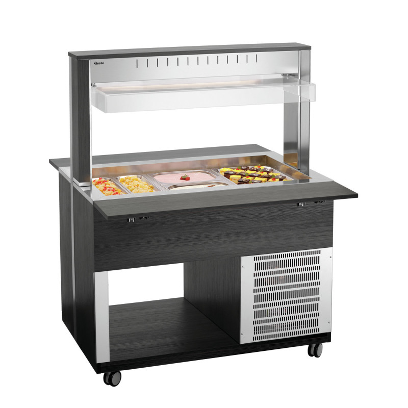 Carrello Buffet Caldo - 3 x GN 1/1