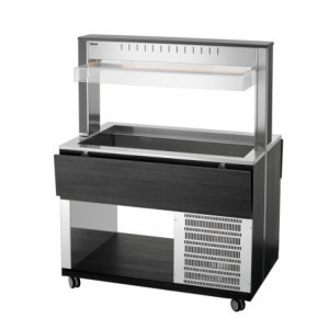 Carrello Buffet Caldo - 3 x GN 1/1