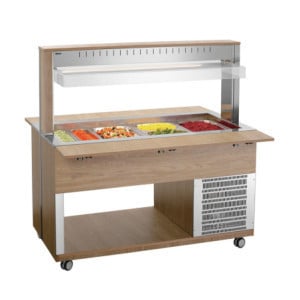 Carrello Buffet Caldo - 4 x GN 1/1