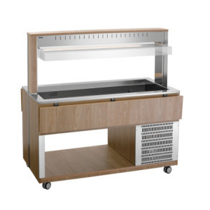 Carrello Buffet Caldo - 4 x GN 1/1