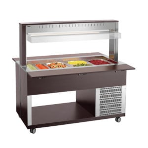 Carrello Buffet Caldo - 4 x GN 1/1
