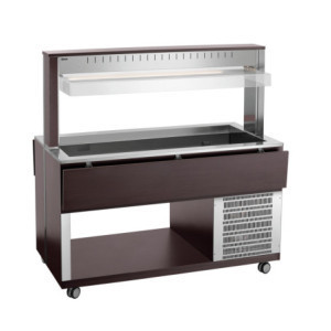 Carrello Buffet Caldo - 4 x GN 1/1