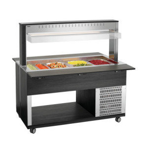 Carrello Buffet Caldo - 4 x GN 1/1