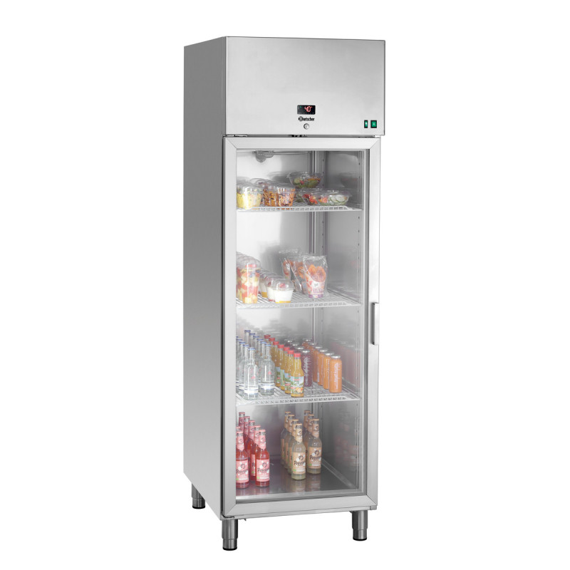 Armadio Refrigerato Positivo Vetrato Inox - 461 L - Bartscher