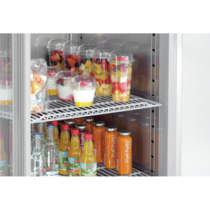Armadio Refrigerato Positivo Vetrato Inox - 461 L - Bartscher