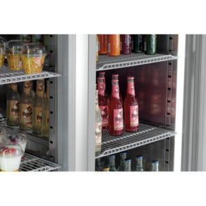 Armadio Refrigerato Positivo Vetrato Inox - 922 L - Bartscher