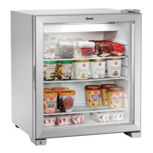 Mini Congelatore Inox Vetrato - 90 L - Bartscher