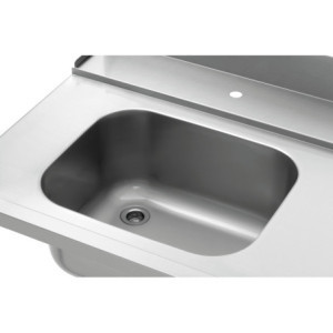 Tavolo di Smistamento con Lavello e Un Foro - L 1495 x P 730 mm - Bartscher
