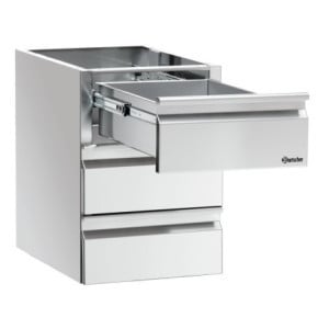 Colonna Cassetti 3 x GN 1/1 Tavolo da Lavoro - Bartscher