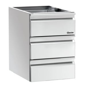 Colonna Cassetti 3 x GN 1/1 Tavolo da Lavoro - Bartscher