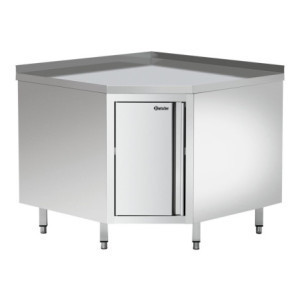 Mobile Angolare in Acciaio Inox - L 1000 x P 1000 mm - Bartscher